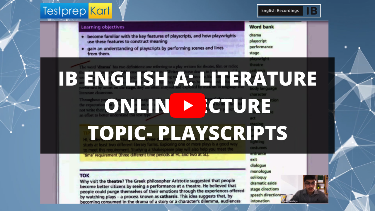 IB English A Literature Online Tutoring (HL & SL)